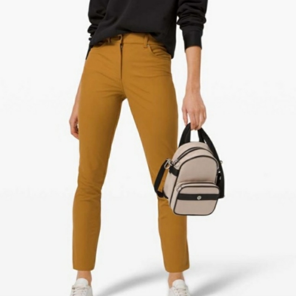 Lululemon City Sleek musturd pants size 4